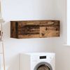 vidaXL Wandkast Oud hout 100 x 36.5 x 35 cm Bewerkt hout