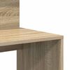 vidaXL Bureau met plank Sonoma Eiken 90 x 48 x 101,5 cm Bewerkt hout