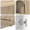 vidaXL Kattenhuis Sonoma 85 x 55 x 50,5 cm Bewerkt hout