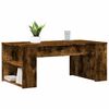 vidaXL Salontafel 102x55x42 cm bewerkt hout gerookt eikenkleurig