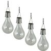 Luxform Solar LED-feestverlichting voor buiten doorzichtig 4 st 95420