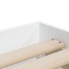vidaXL Bedframe met lades bewerkt hout wit 90x190 cm