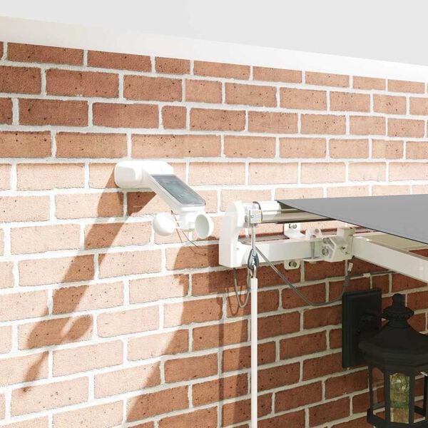 vidaXL Zijde Frame met LED-striplichten Wit 500 × 300 cm Aluminium