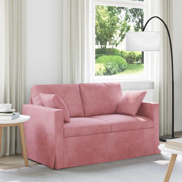 vidaXL Bank Roze Totale afmetingen: 138 x 78 x 80 cm (B x D x H)