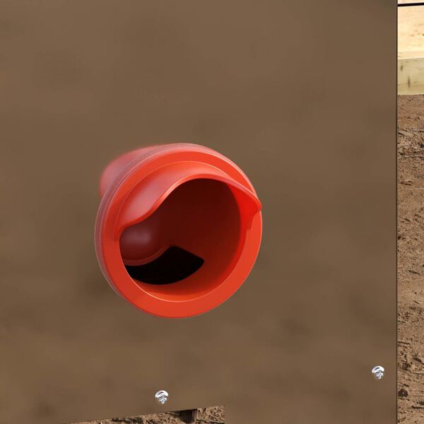 vidaXL Kip voerbak 2 pcs Zilver 40,5 x 25 x 38 cm Gegalvaniseerd staal