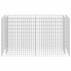 vidaXL Gabion plantenbak verhoogd 180x50x100 cm gegalvaniseerd staal