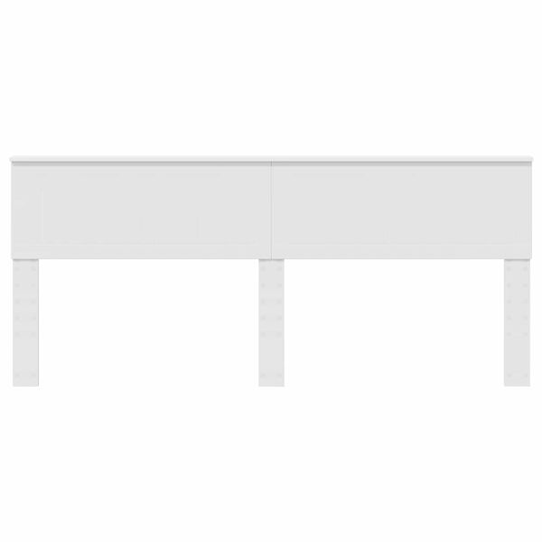 vidaXL Hoofdbord Wit 200 cm Bewerkt hout