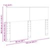 vidaXL Hoofdbord Wit 160 cm Bewerkt hout