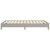 vidaXL Bedframe zonder matras 120x200 cm stof lichtgrijs
