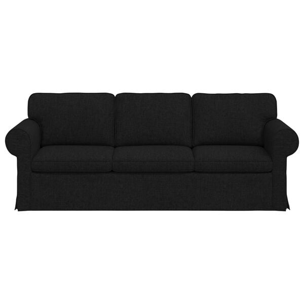 vidaXL Bank Zwart Totale afmetingen: 215 x 82 x 80 cm (B x D x H)