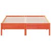 vidaXL Bedframe zonder matras massief grenenhout wasbruin 120x200 cm