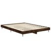 vidaXL Bedframe zonder matras hout gerookt eikenkleurig 140x190 cm