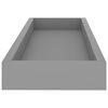 vidaXL Wandschappen 4 st Loggia 60x15x4 cm MDF grijs