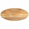 vidaXL Tafelblad ovaal 100x40x2,5 cm massief mangohout