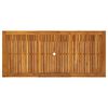 vidaXL Tuintafel 200x90x74 cm massief acaciahout