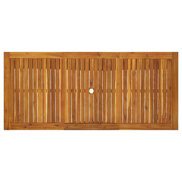 vidaXL Tuintafel 200x90x74 cm massief acaciahout