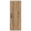 vidaXL Wandkast Artisan Eiken 34,5 x 34 x 90 cm Bewerkt hout