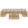 vidaXL 13-delige Loungeset massief grenenhout