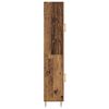 vidaXL Hoge kast 2 pcs Oud Hout Bewerkt hout