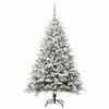vidaXL Artificial Pre-lit Kerstboom met Ballenset Groen 150 cm
