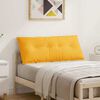 vidaXL Rugkussen Lichtgeel 120 x 50 cm Cordstof