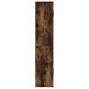 vidaXL Hoge kast bewerkt hout gerookt eikenkleurig