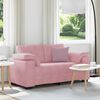 vidaXL Loveseat Sofa Roze 120 cm Fluweel