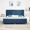 vidaXL Bedframe met hoofdeinde Blauw 200 x 200 cm Stof