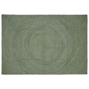 vidaXL Vloerkleden Olijfgroen 200 x 290 cm Jute