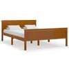 vidaXL Bedframe massief grenenhout honingbruin 160x200 cm