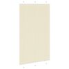 vidaXL Pliss&eacute; rolgordijn 120x200cm stofbreedte 119,4cm polyester cr&egrave;me