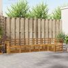 vidaXL Sofa-Sets 6 pcs Naturel Massief Acaciahout