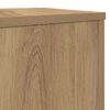 vidaXL Plantenstandaards 2 st 17x17x60 cm hout artisanaal eikenkleurig