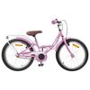 vidaXL Kinderfiets 18 Inch voor 5-7 jaar Lichtroze