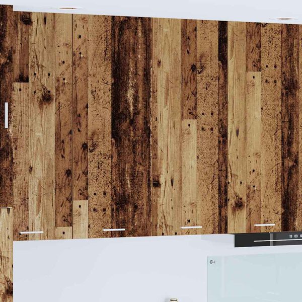 vidaXL Hangkast met opslag Oudhout 80 x 31 x 100 cm Bewerkt hout