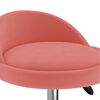 vidaXL Eetkamerstoelen draaibaar 2 st fluweel roze