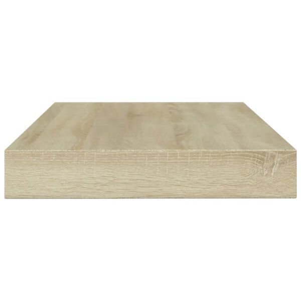 vidaXL Wandschappen 8 st 100x10x1,5 cm spaanplaat sonoma eikenkleurig