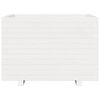 vidaXL Plantenbak 70x70x49,5 cm massief grenenhout wit
