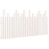 vidaXL Hoofdbord wandmontage 166x3x80 cm massief grenenhout wit