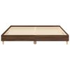 vidaXL Bedframe zonder matras bewerkt hout bruin eikenkleur 180x200 cm