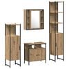 vidaXL Badkamermeubelset 4 st Artisan Eiken 33 x 33 x 185,5 cm