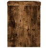 vidaXL Plantenstandaards 2 st 15x15x20 cm bewerkt hout gerookt eiken