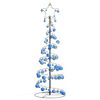 vidaXL LED-kerstboom met kerstballen 100 LED's warm wit 150 cm