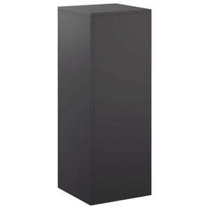 vidaXL Plantenstandaard Zwart 30 x 30 x 80 cm Staal