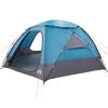 vidaXL Koepeltent met Verwijderbare Regenkap Blauw 8-persoons