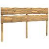 vidaXL Live Edge Hoofdbord ROSTOCK Wit 200 cm Massief Acaciahout