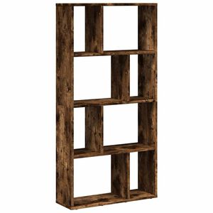 vidaXL Boekenkast 60x20x120,5 cm bewerkt hout gerookt eikenkleurig