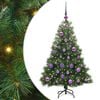 vidaXL Kunstkerstboom Groen 120 cm PE en PVC