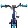 vidaXL Kinderfiets 18 Inch voor 5-7 jaar Donkerblauw