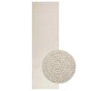 vidaXL Vloerkleed ZIZUR room binnen en buiten 80x250 cm jute look